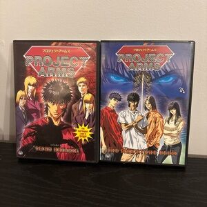Project Arms 7 The Man At The Helm & 8 ‘Twas Brillig 2000s Anime DVD Lot Manga